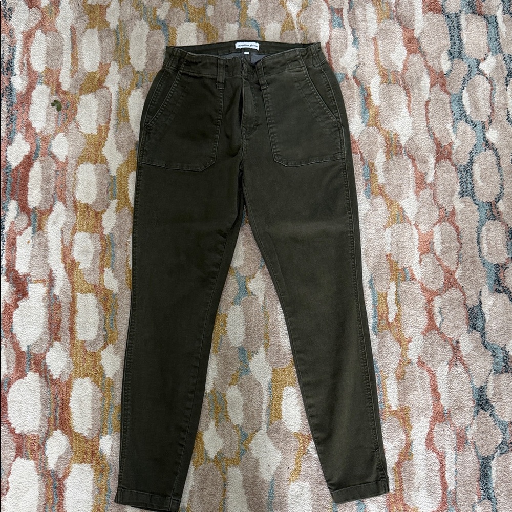 Women's Dark Olive Chinos